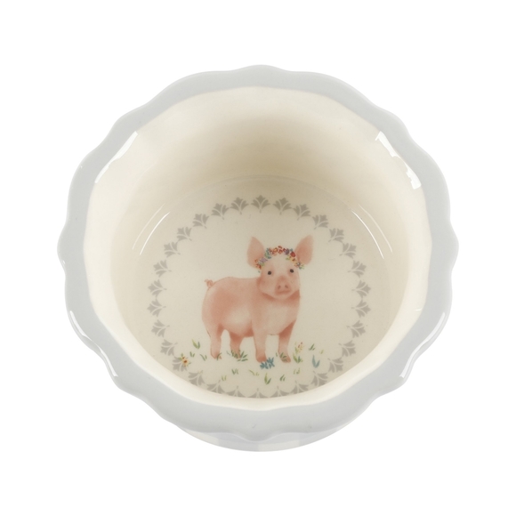 🍥🎉🪅 Host Pick 🌺 New Pioneer Woman 6 Gingham Novelty Farm Animals Ramekins - Picture 8 of 12